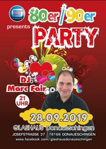 80/90er Party feat. Baden.fm Dj MARC FAIR
