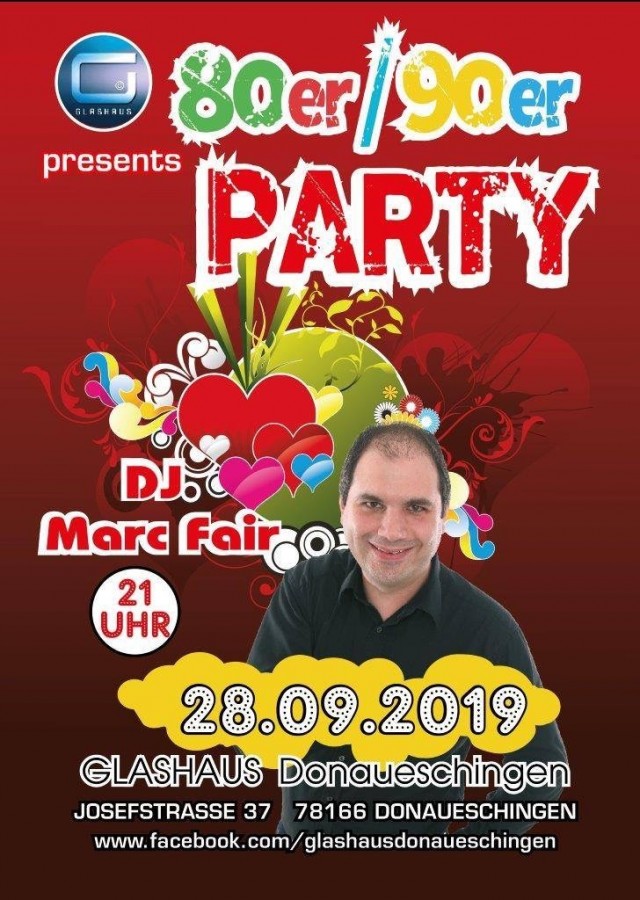 80/90er Party feat. Baden.fm Dj MARC FAIR
